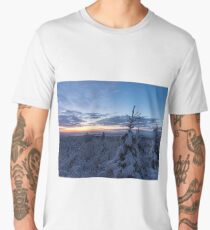 Snow covered landscape Men's Premium T-Shirt