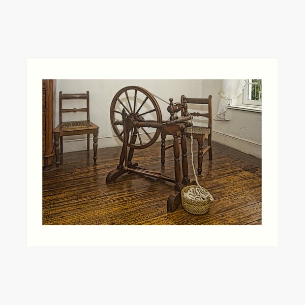 The Spinning Wheel. Art Print
