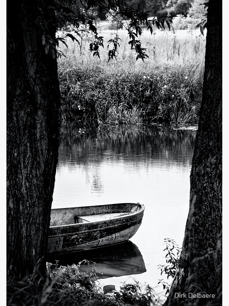 boat bw by Delbaere