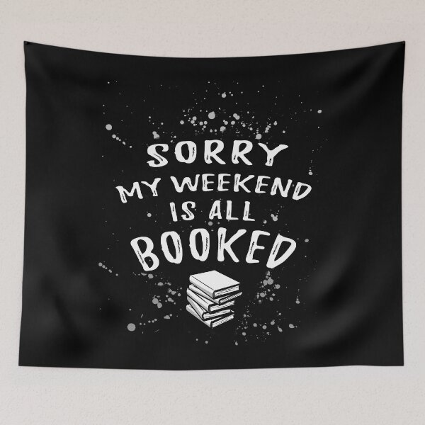 Item preview, Weekend Reading Books Quote designed and sold by Fairytale Farmer.