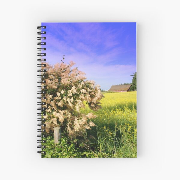 Sequim Summer ~ Olympic Peninsula, Washington Spiral Notebook