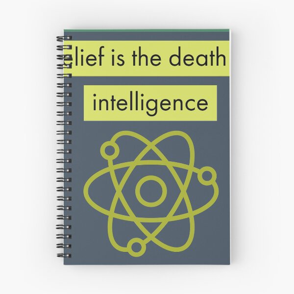 Item preview, Belief is the death of intelligence designed and sold by mainemonty.