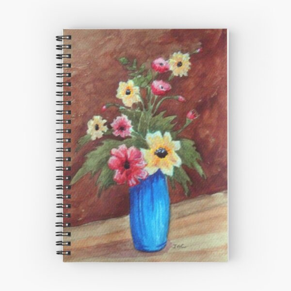 Item preview, Flowers in Blue Vase designed and sold by JacquiK.