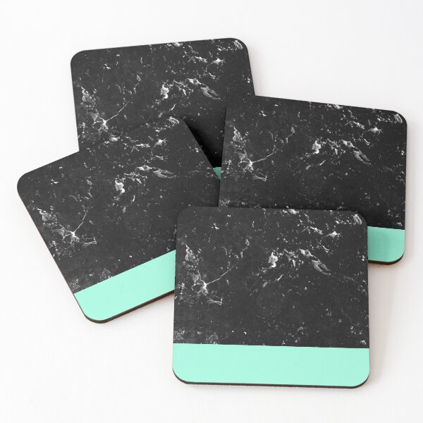 Item preview, Mint Meets Black Marble #1 #decor #art designed and sold by Anita's & Bella's Art.