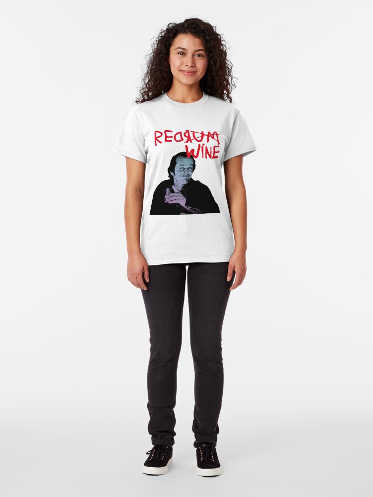 Alternate view of RED RUM RED WINE (JACK) Classic T-Shirt