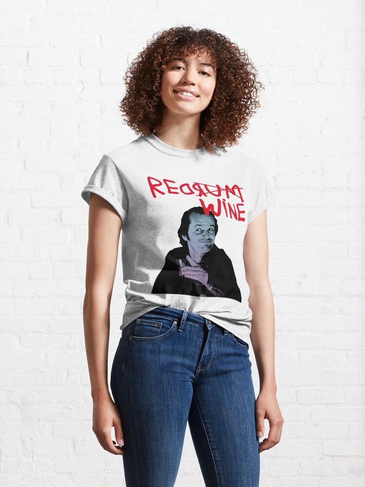 Alternate view of RED RUM RED WINE (JACK) Classic T-Shirt