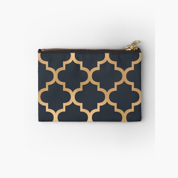 Item preview, Moroccan Tile Navy and Gold designed and sold by Blue-Banana.
