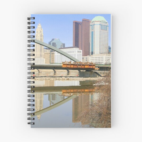 Item preview, Columbus Skyline from New Main Street Bridge designed and sold by Laurel Talabere.
