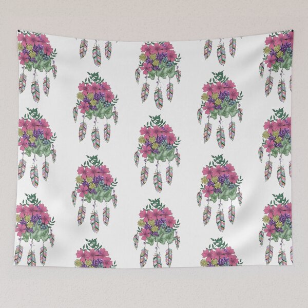 Item preview, Floral Dream Catcher designed and sold by Orbys.