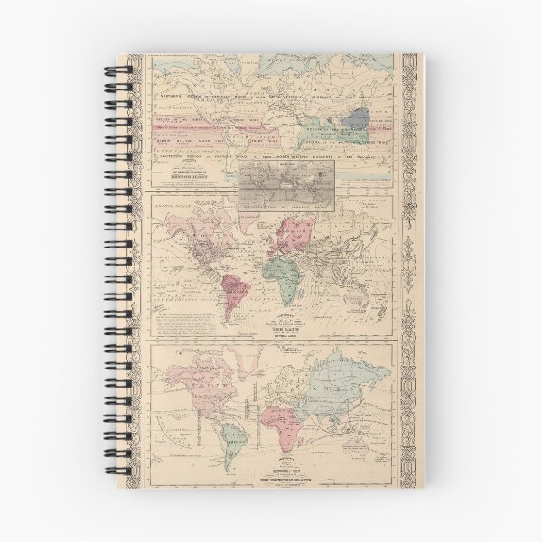 Item preview, Vintage World Map Collection (1865) designed and sold by BravuraMedia.