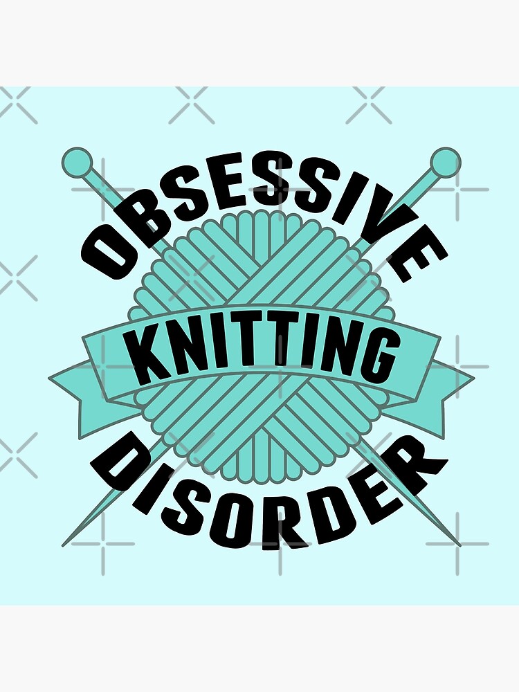 Cute Obsessive Knitting Disorder Tote Bag for Sale by elishamarie28