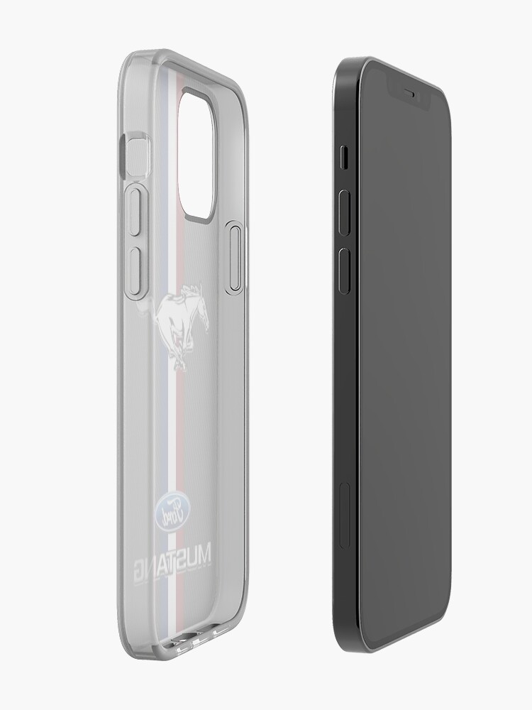 Alternate view of ford mustang Black carbon iPhone Case & Cover
