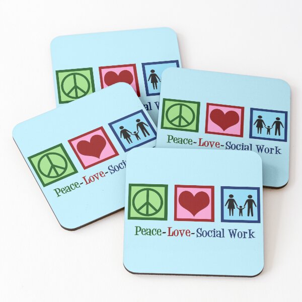 Item preview, Peace Love Social Work designed and sold by Epic Love Designs.