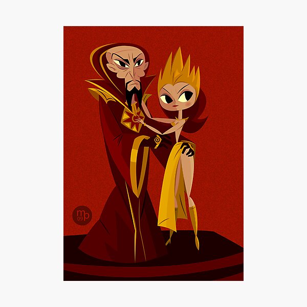 Flash Gordon's - Emperor Ming & Princess Aura Photographic Print
