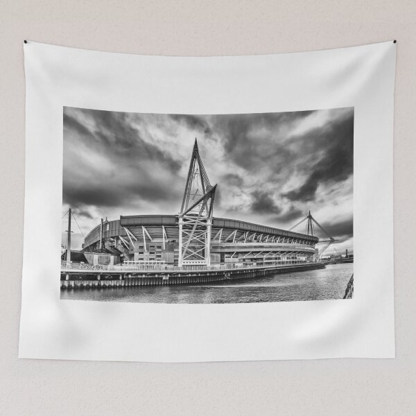 Item preview, Principality Stadium North View Monochrome designed and sold by Steve Purnell Photography.