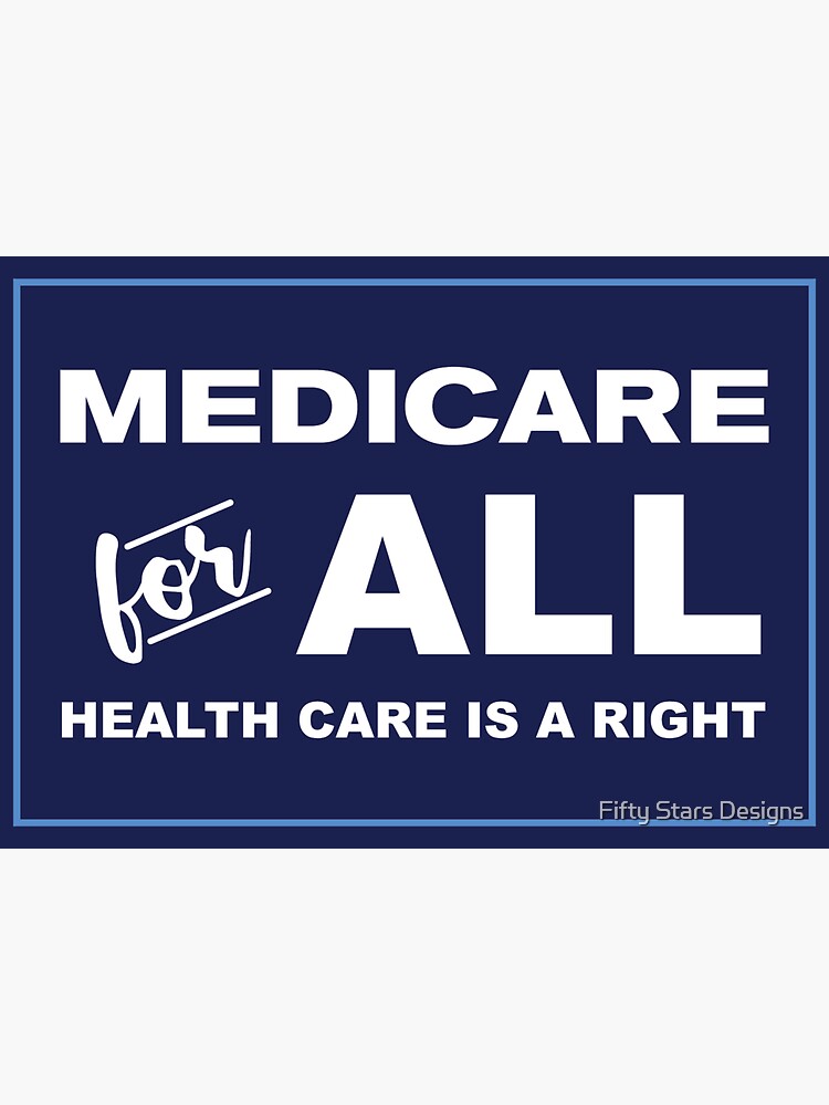 "Medicare For All Bumper Sticker" Sticker for Sale by NaoufelTarchoul