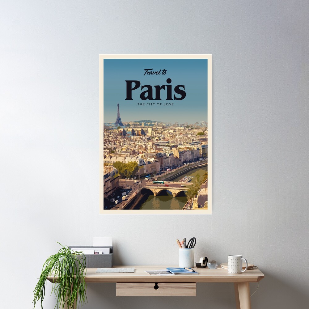 Visit Paris Poster