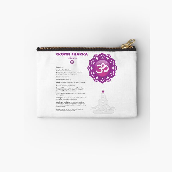 Item preview, Crown Chakra Chart & Illustration designed and sold by serenaking.