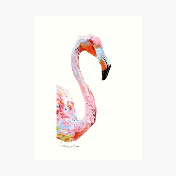 Flamingo No.3 Art Print