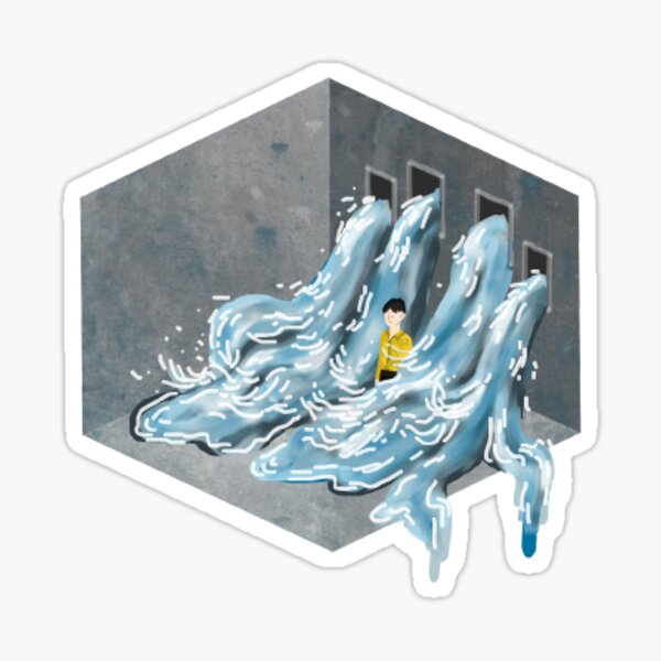 fake love bts water Sticker