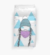 Snow femme Duvet Cover