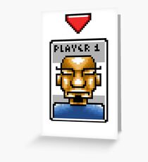 Player One Greeting Card