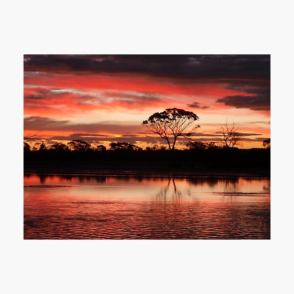 Item preview, Sunset over Lake Yarra Yarra  designed and sold by Karry Smith.