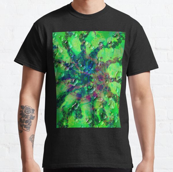 Fraktal Meadow Rain Classic T-Shirt