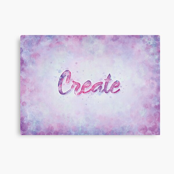 Create Canvas Print