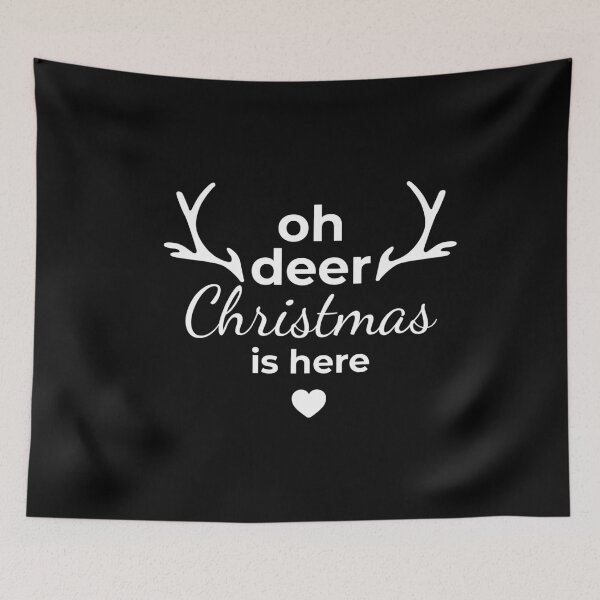 Item preview, Oh deer Christmas is here designed and sold by MooonTees.