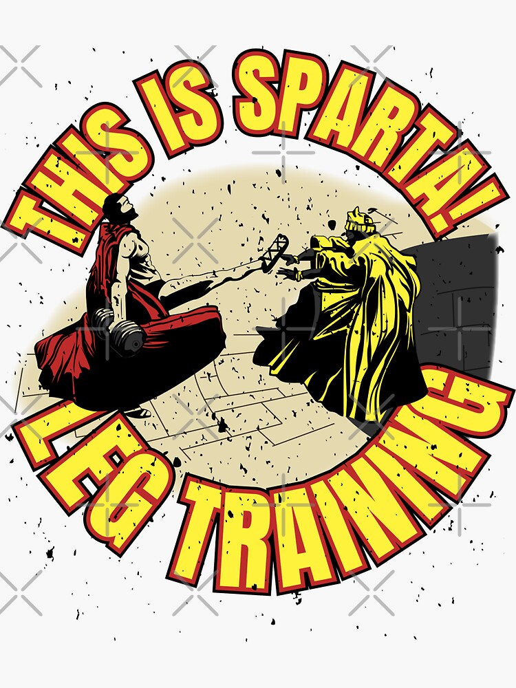 This is Sparta Meme Sticker for Sale by FunkeyMonkey9