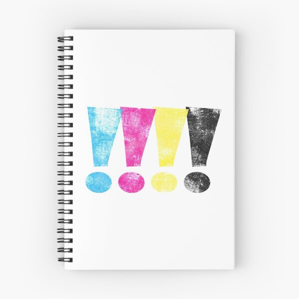 Item preview, Distressed CMYK Whee! Exclamation Point Graphic designed and sold by wheedesign.