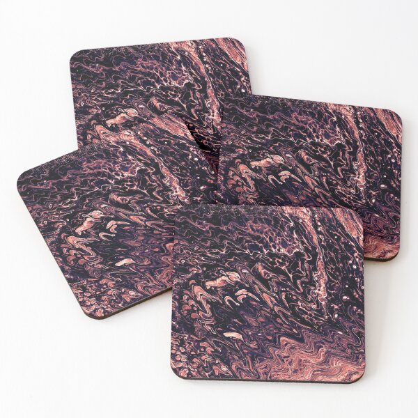 Item preview, Dark Peach -  Acrylic Pouring designed and sold by fabenfro.