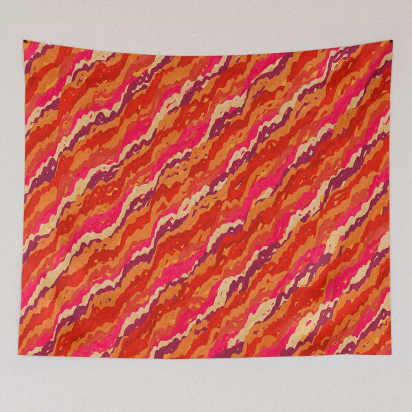 Item preview, Abstract Bacon Stripes designed and sold by Donovan Harshbarger.