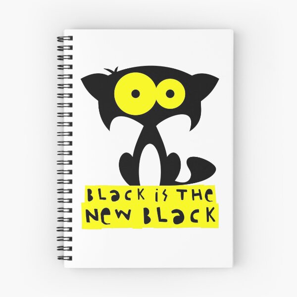 Item preview, funny cat - Bartok the cat – black is the new black (white) designed and sold by LiveForever.