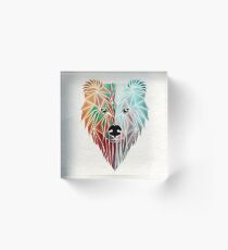 two faces bears Acrylic Block
