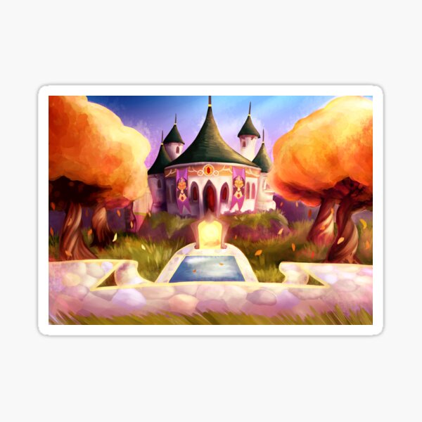 Autumn Plains at Twilight Sticker