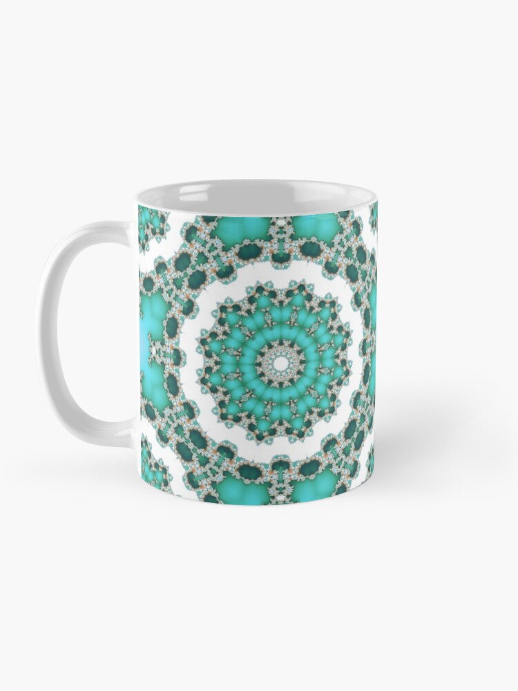 Alternate view of Turquoise Mandalas Mug
