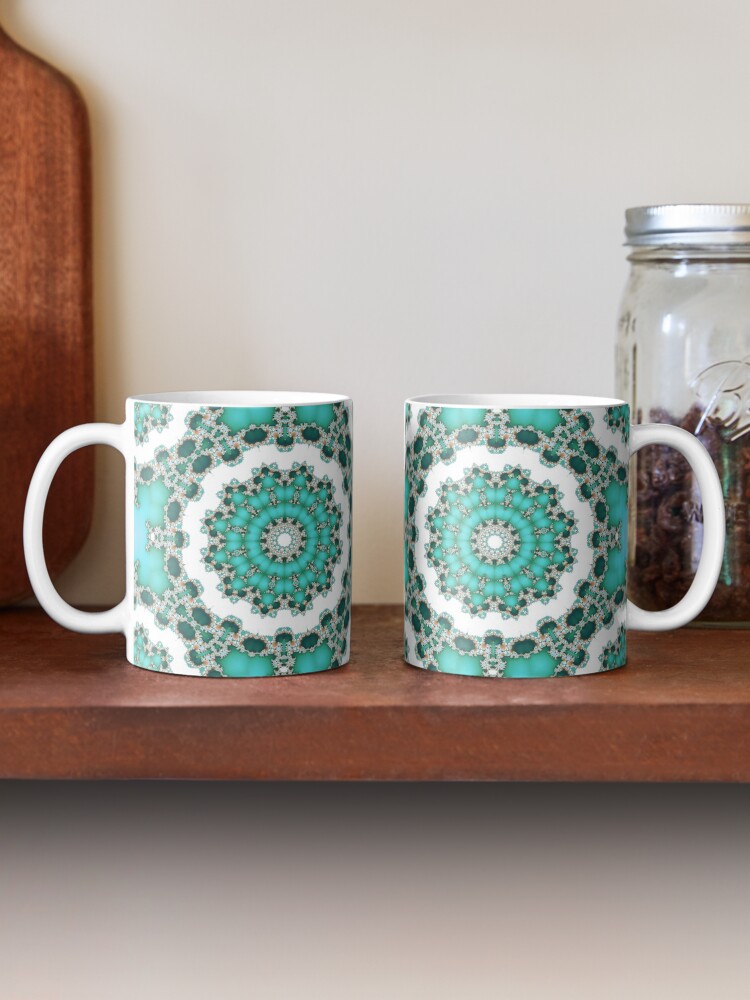 Alternate view of Turquoise Mandalas Mug