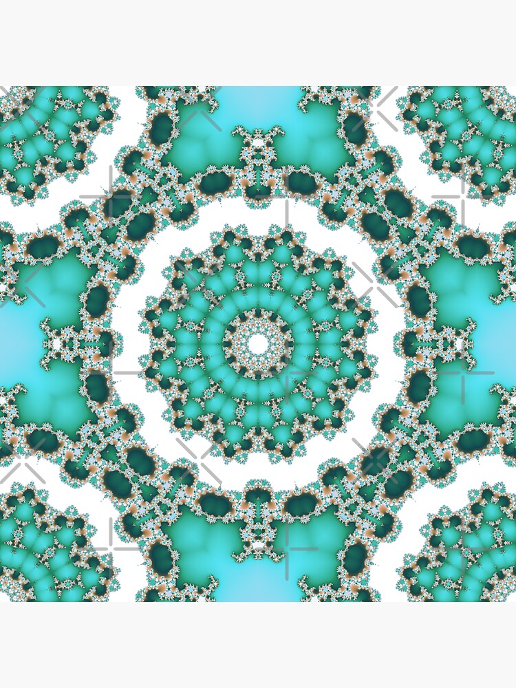 Turquoise Mandalas by nadyanadya