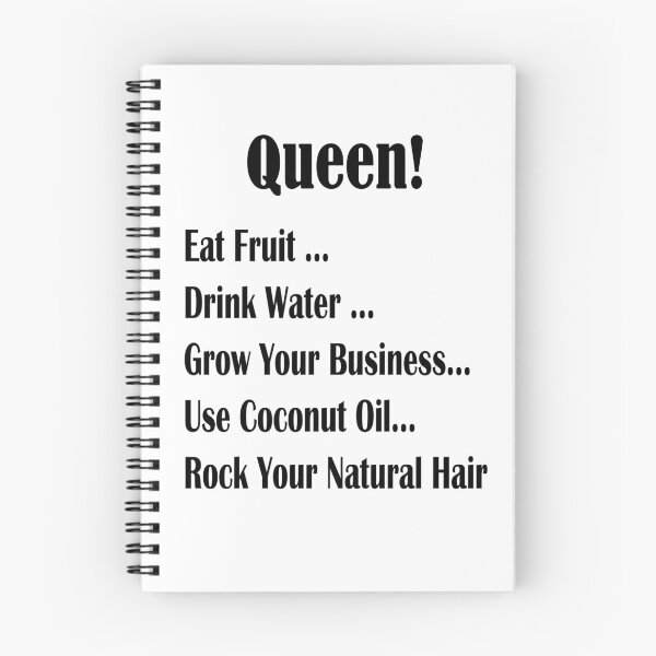 Item preview, Eat Fruit Drink Water Grow Your Business Use Coconut Oil Rock Your Natural Hair designed and sold by Design Den.