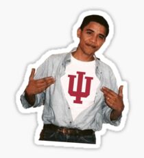 Obama Indiana Sticker