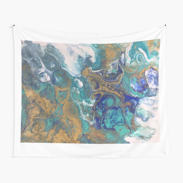 Acrylic Pour Art Tapestry