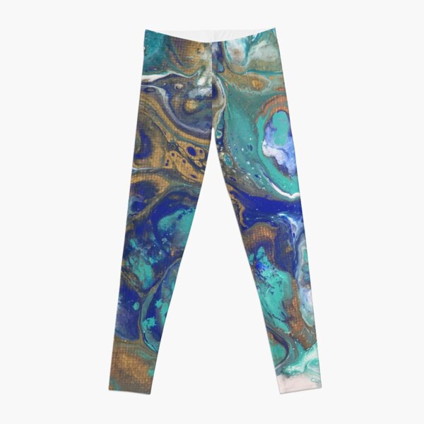 Acrylic Pour Art Leggings