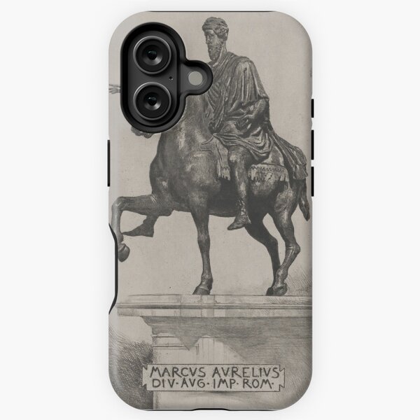Item preview, Vintage Marcus Aurelius Statue Illustration (1889) designed and sold by BravuraMedia.