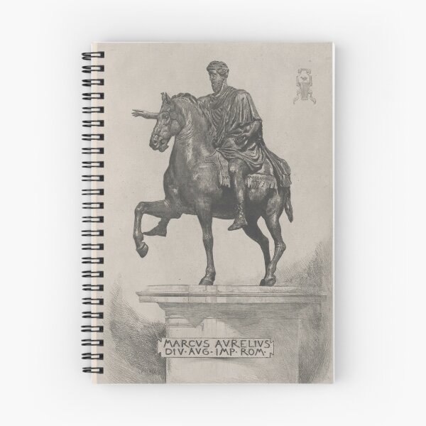 Item preview, Vintage Marcus Aurelius Statue Illustration (1889) designed and sold by BravuraMedia.