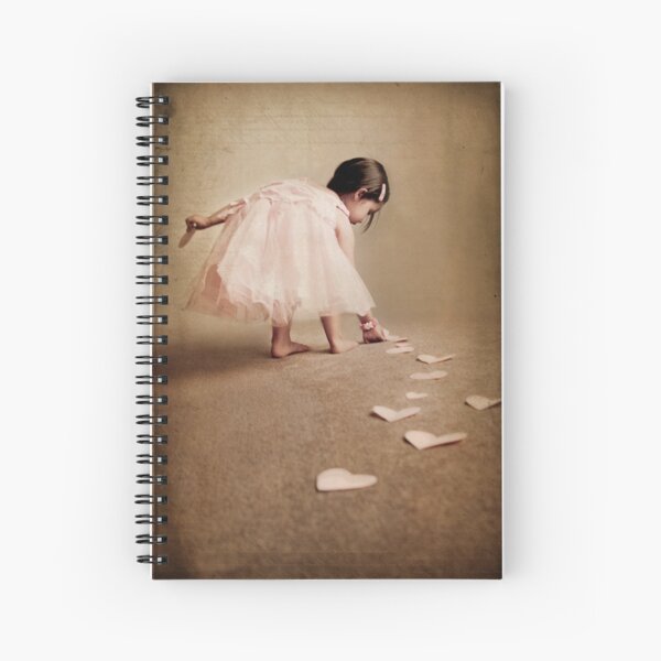 follow the love trail... Spiral Notebook