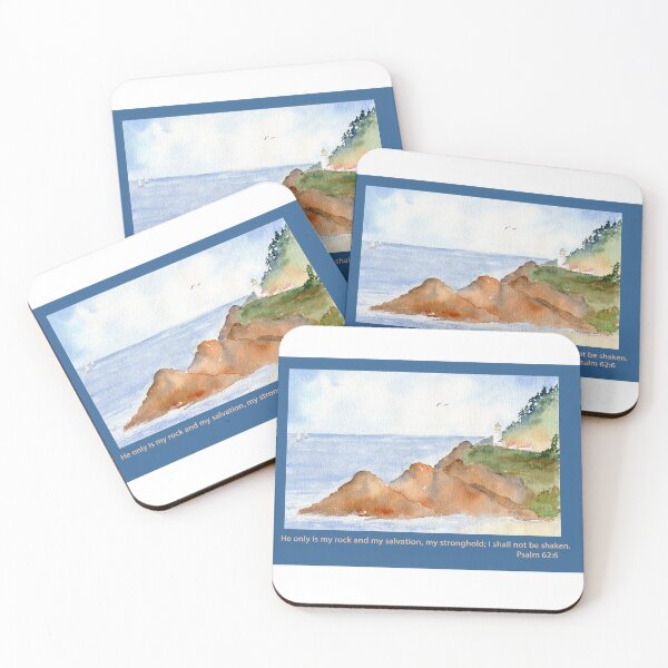 Item preview, Our Rock -  Psalm 62:6 designed and sold by Diane Hall Watercolors.