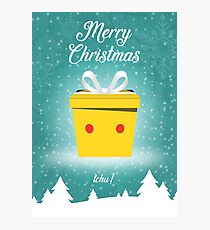 Christmas Card - Pikachu Photographic Print