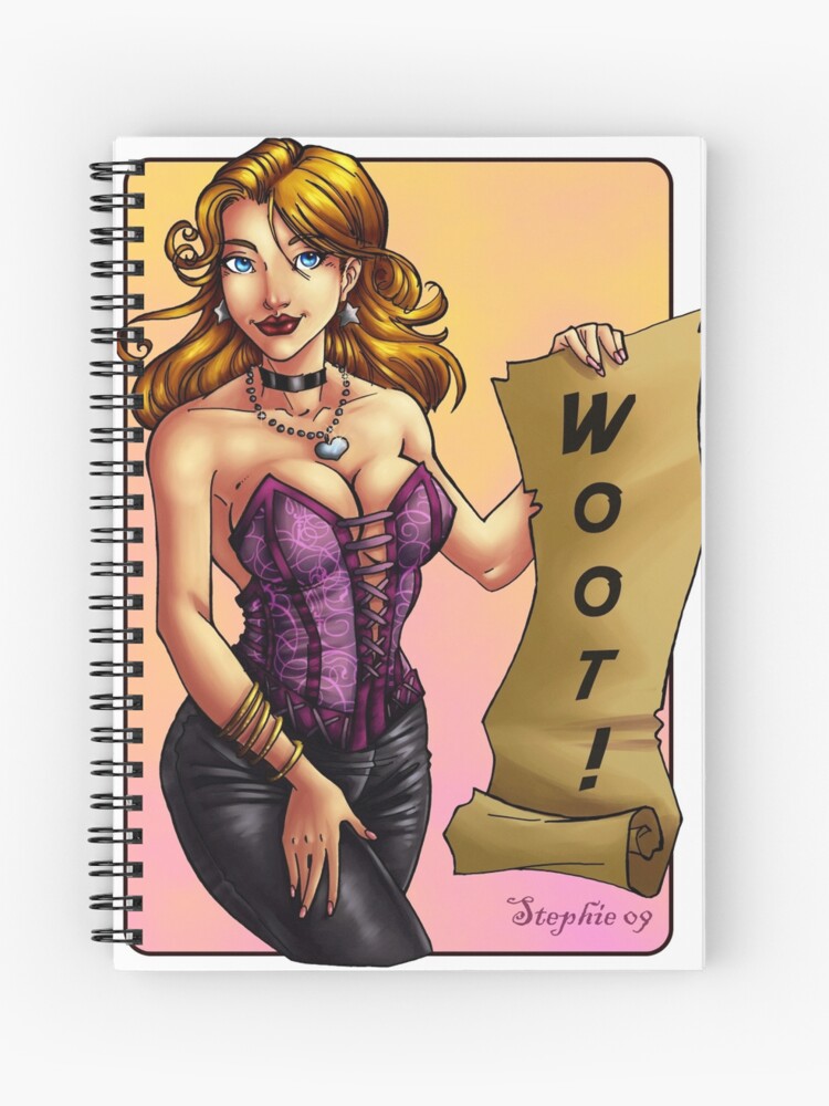 Thumbnail 1 of 3, Journal, Pinup Girl Poster designed and sold by cybercat.